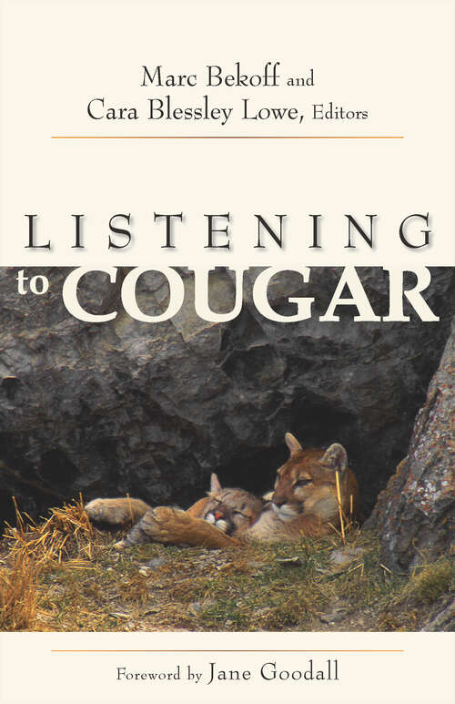 Book cover of Listening to Cougar