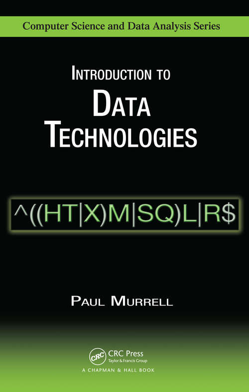 Book cover of Introduction to Data Technologies