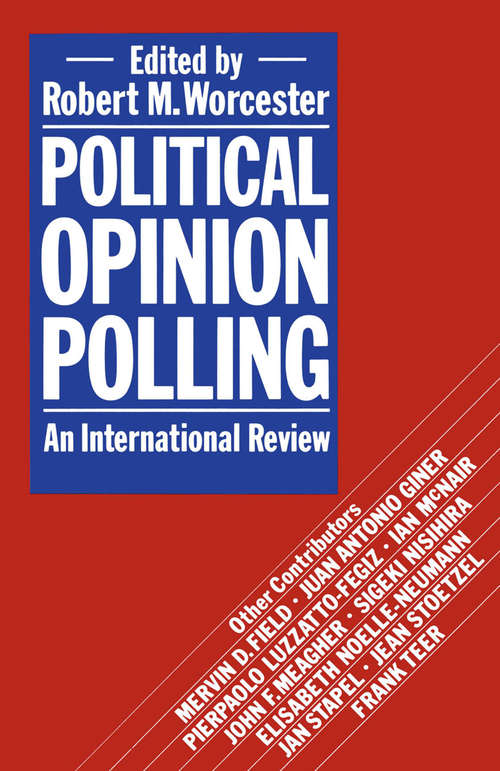 Book cover of Political Opinion Polling: An International Review (1st ed. 1983)