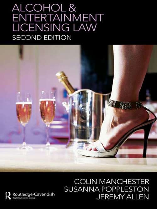 Book cover of Alcohol and Entertainment Licensing Law (2)