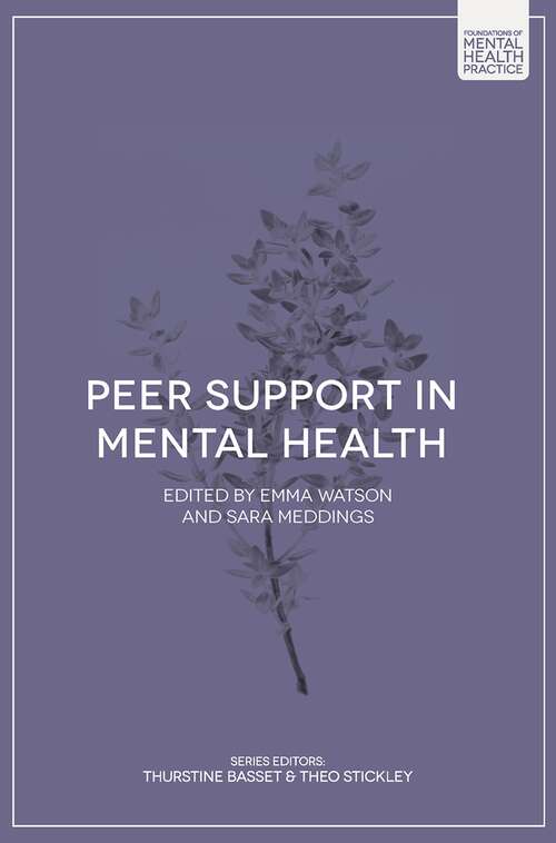 Book cover of Peer Support in Mental Health (Foundations of Mental Health Practice)