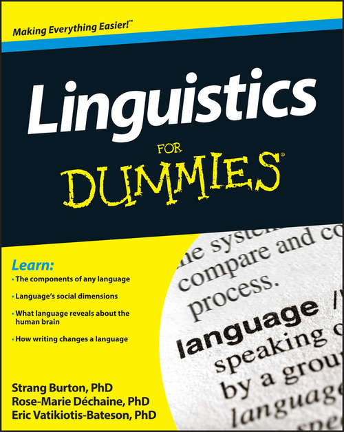 Book cover of Linguistics For Dummies