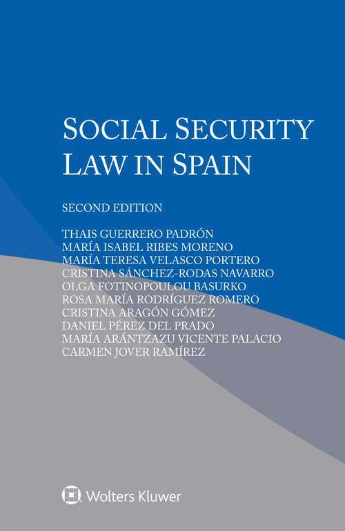 Book cover of Social Security Law in Spain