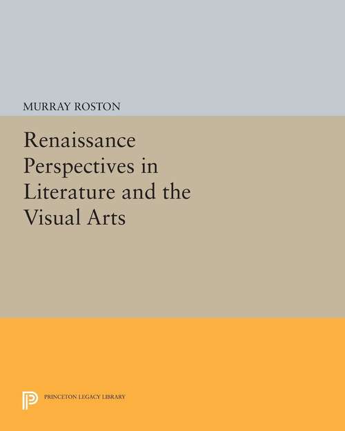 Book cover of Renaissance Perspectives in Literature and the Visual Arts