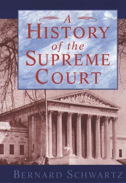 Book cover of A History of the Supreme Court