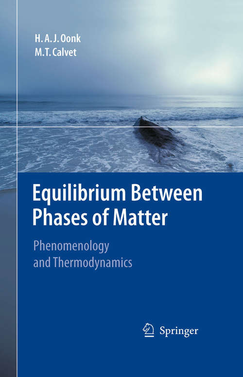 Book cover of Equilibrium Between Phases of Matter: Phenomenology and Thermodynamics (2008)