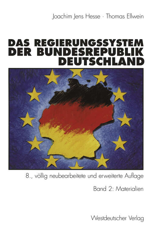 Book cover of Das Regierungssystem der Bundesrepublik Deutschland: Band 2: Materialien (8. Aufl. 1997)