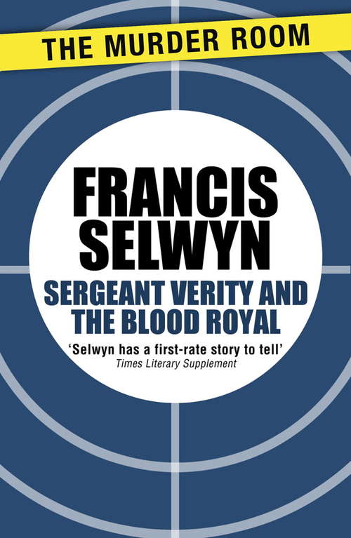 Book cover of Sergeant Verity and the Blood Royal (Sergeant Verity)