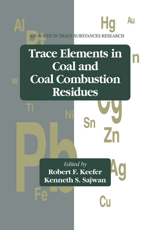 Book cover of Trace Elements in Coal and Coal Combustion Residues