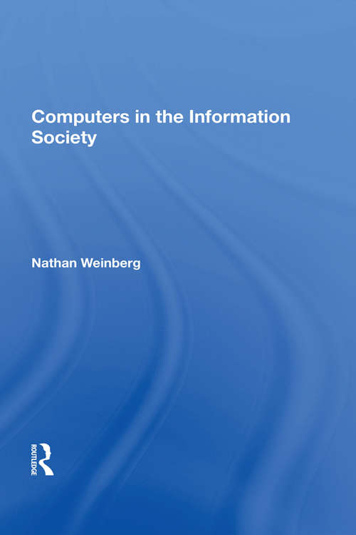 Book cover of Computers In The Information Society