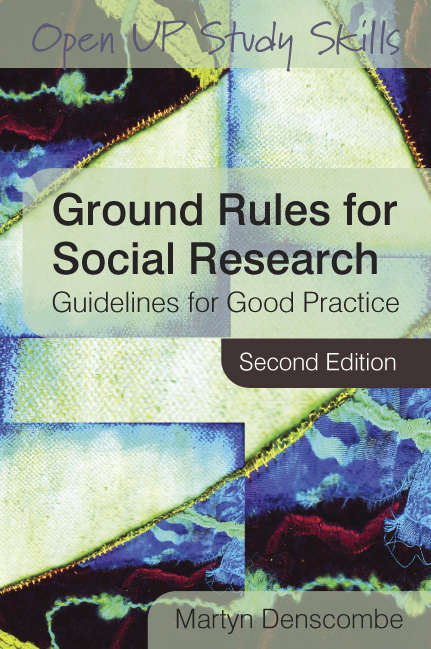 Book cover of Ground Rules for Social Research (2) (UK Higher Education OUP  Humanities & Social Sciences Study Skills)