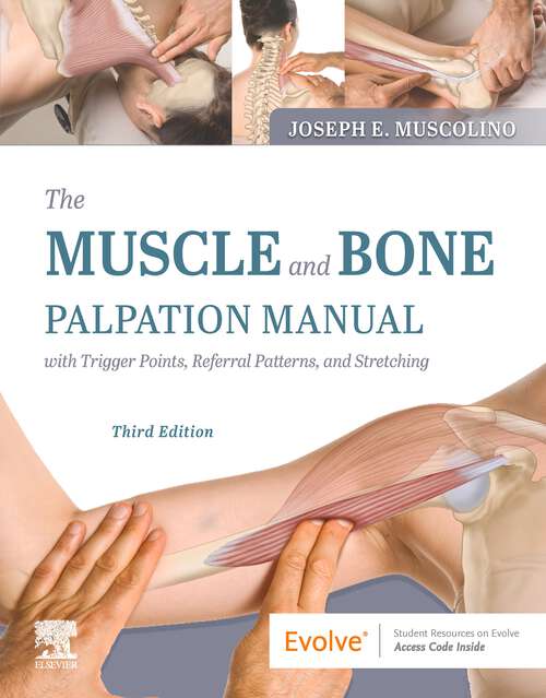 Book cover of The Muscle and Bone Palpation Manual with Trigger Points, Referral Patterns and Stretching - E-Book: The Muscle and Bone Palpation Manual with Trigger Points, Referral Patterns and Stretching - E-Book (3)