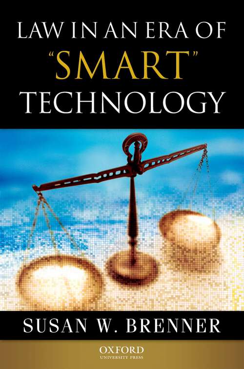 Book cover of Law In An Era Of Smart Technology