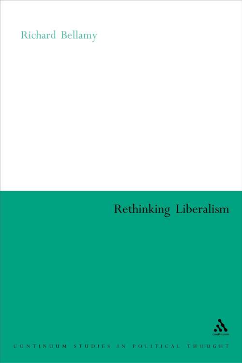 Book cover of Rethinking Liberalism