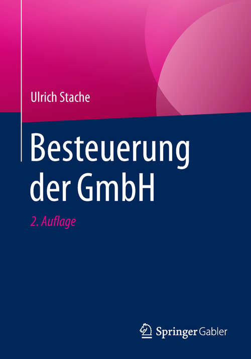 Book cover of Besteuerung der GmbH