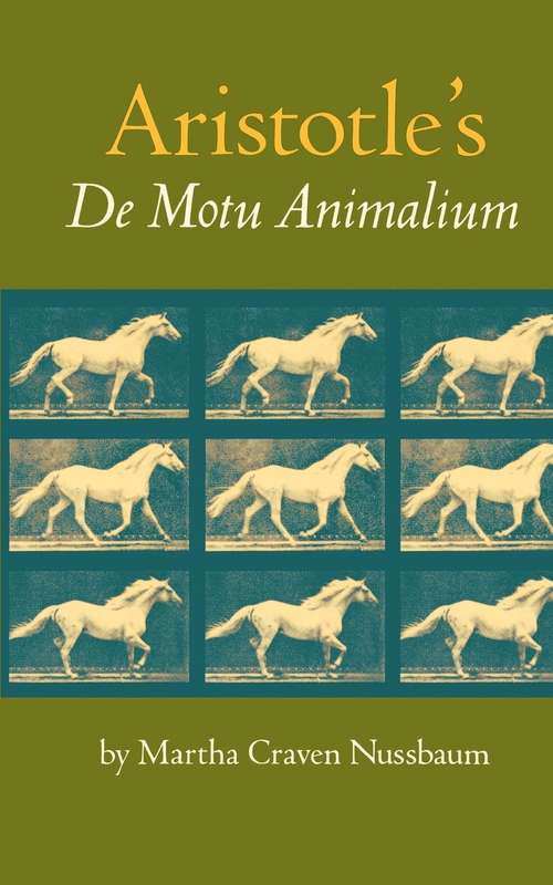 Book cover of Aristotle's "De Motu Animalium" (PDF)