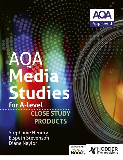 Book cover of AQA Media Studies for A Level : Close Study Products