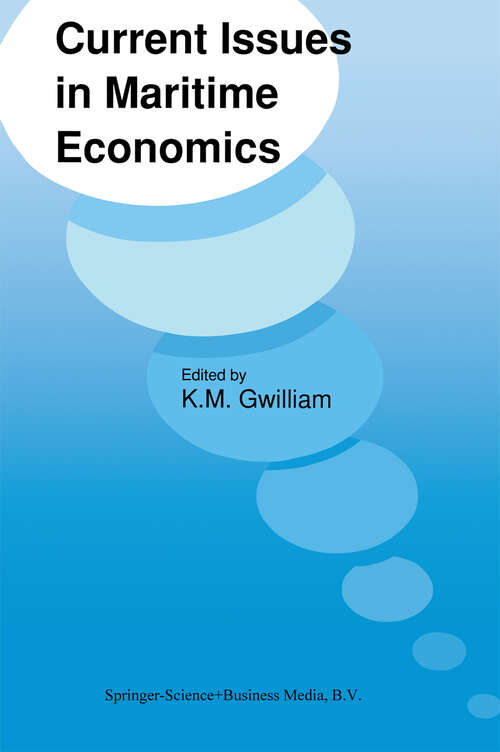 Book cover of Current Issues in Maritime Economics (1993)