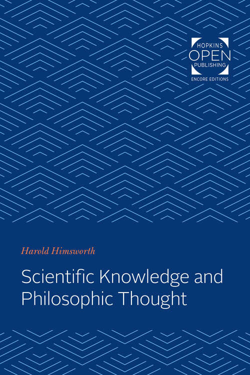 Book cover of Scientific Knowledge and Philosophic Thought