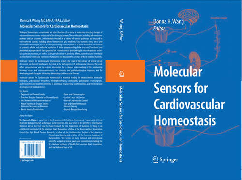 Book cover of Molecular Sensors for Cardiovascular Homeostasis (2007)