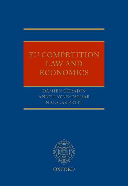 Book cover of EU Competition Law and Economics