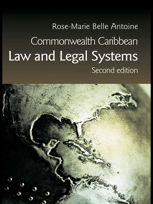 Book cover of Commonwealth Caribbean Law and Legal Systems