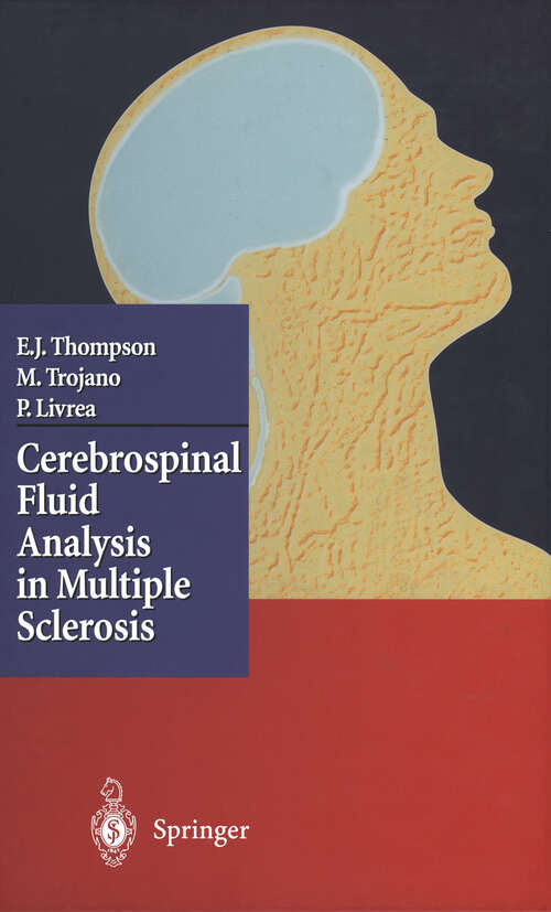 Book cover of Cerebrospinal Fluid Analysis in Multiple Sclerosis (1996)