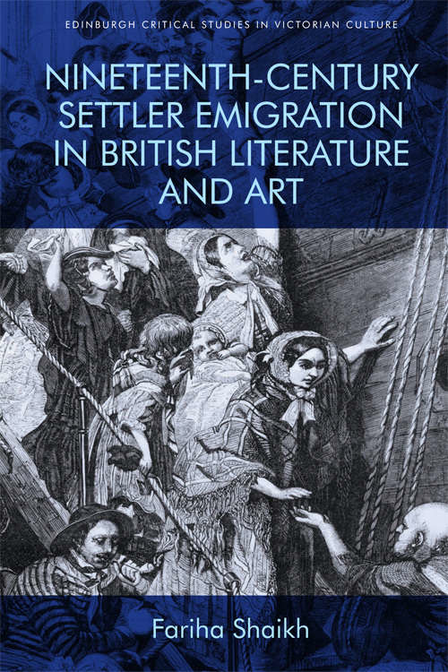 Book cover of Nineteenth-Century Settler Emigration in British Literature and Art (PDF)