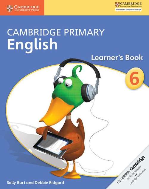Book cover of Cambridge Primary English. Learner's Book Stage 6 (PDF) (Cambridge Primary English Ser.)
