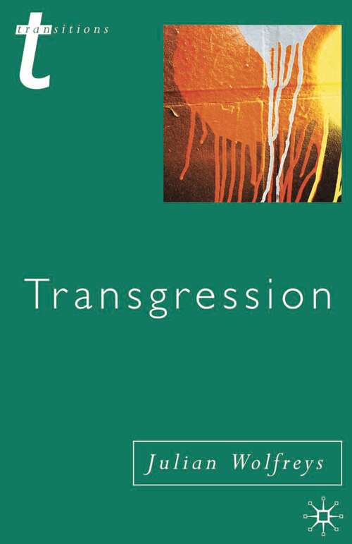 Book cover of Transgression: Identity, Space, Time (Transitions)