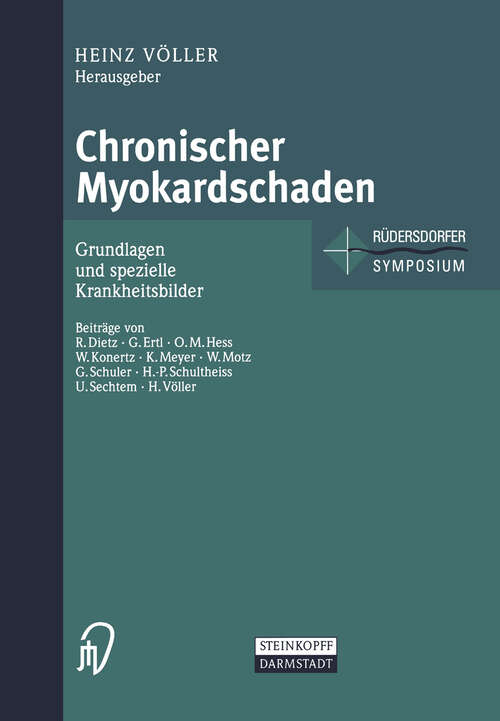 Book cover of Chronischer Myokardschaden: Grundlagen und spezielle Krankheitsbilder (1999)