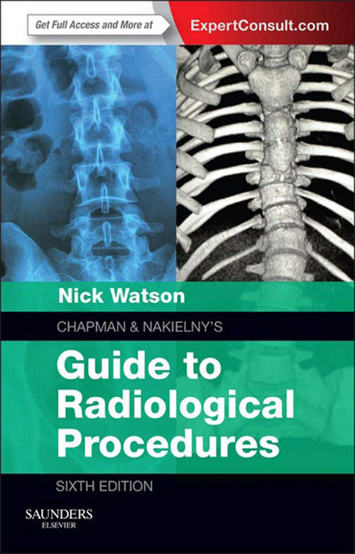 Book cover of Chapman & Nakielny's Guide to Radiological Procedures E-Book (6)