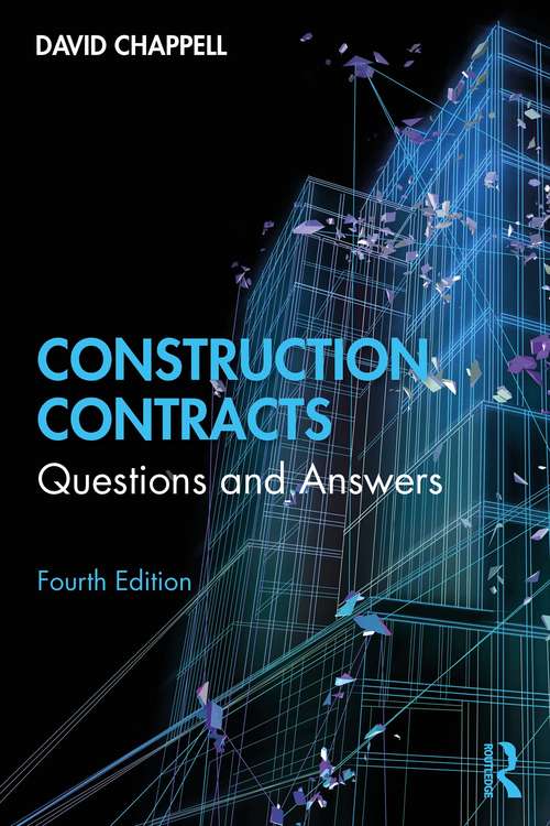 Book cover of Construction Contracts: Questions and Answers (4)