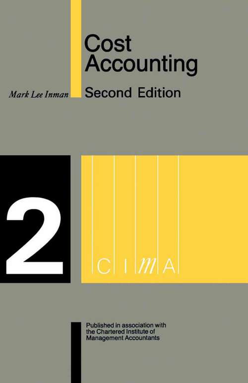 Book cover of Cost Accounting: Stage 2 (2)