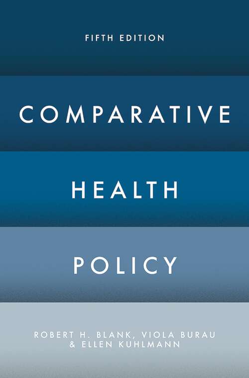 Book cover of Comparative Health Policy