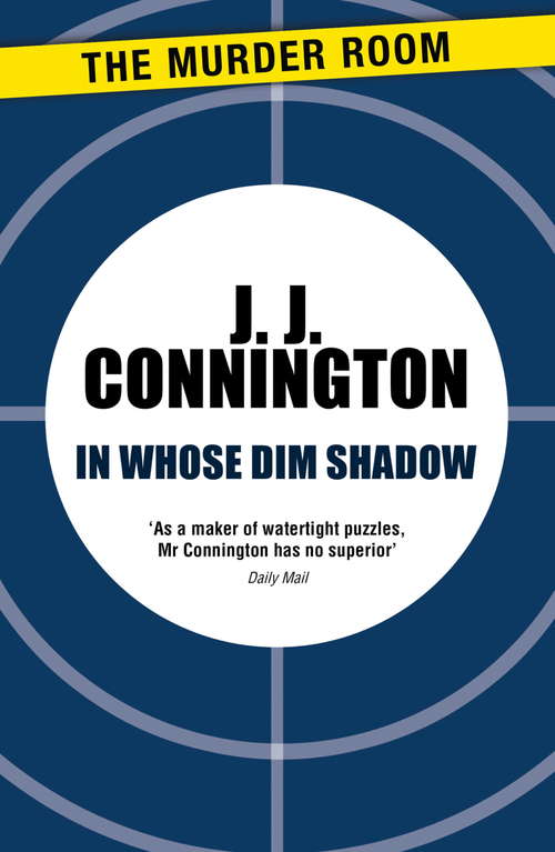 Book cover of In Whose Dim Shadow (Murder Room Ser.)