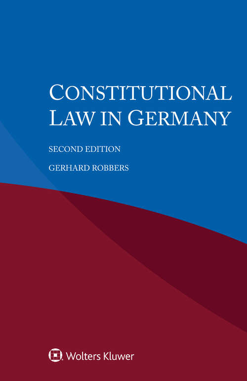 Book cover of Constitutional Law in Germany (2)