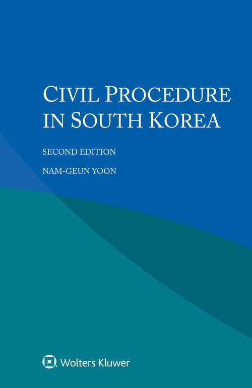 Book cover of Civil Procedure in South Korea