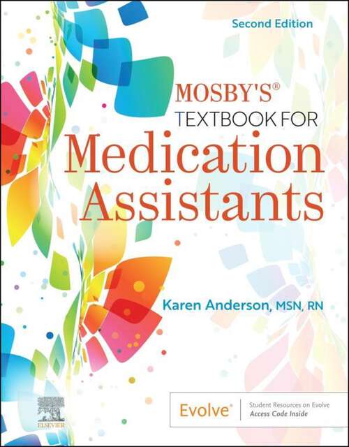 Book cover of Mosby's Textbook for Medication Assistants - E-Book (2)