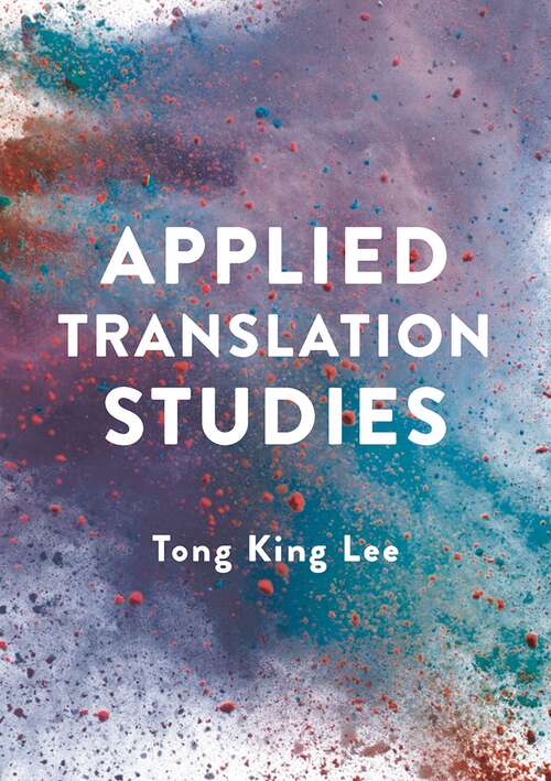 Book cover of Applied Translation Studies (1st ed. 2018)