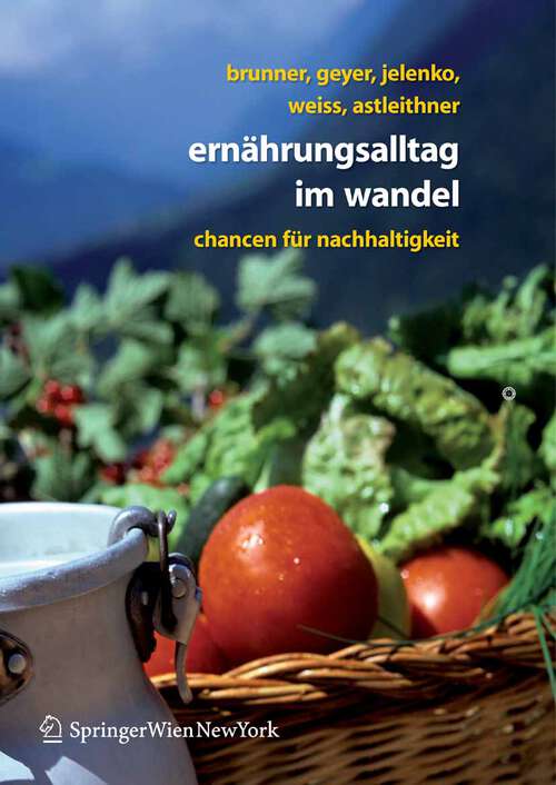 Book cover of Ernährungsalltag im Wandel: Chancen für Nachhaltigkeit (2007)