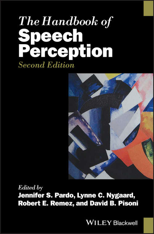 Book cover of The Handbook of Speech Perception (2) (Blackwell Handbooks in Linguistics #635)