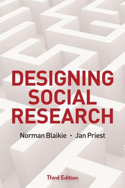 Book cover of Designing Social Research (PDF): The Logic Of Anticipation (3)