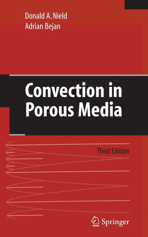 Book cover of Convection in Porous Media (3rd ed. 2006)