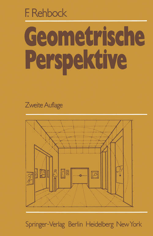 Book cover of Geometrische Perspektive (2. Aufl. 1980)