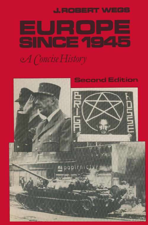 Book cover of Europe Since 1945: A Concise History (pdf) (2nd ed. 1984)