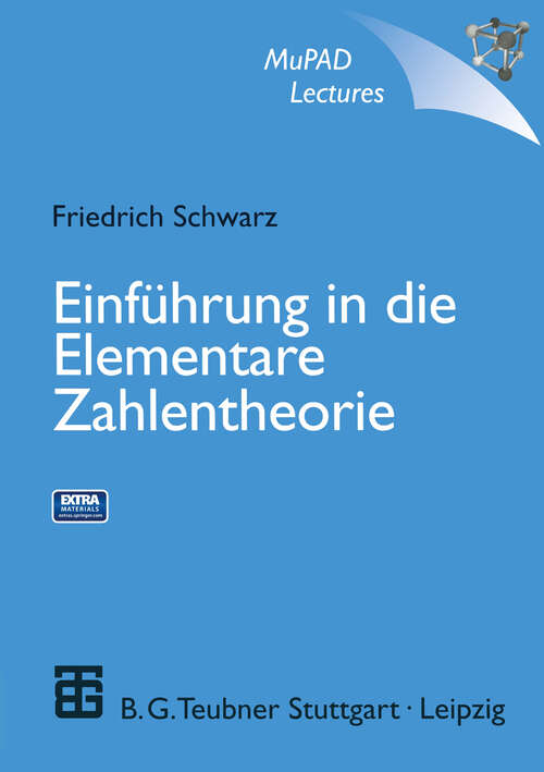 Book cover of Einführung in die Elementare Zahlentheorie: Interaktives Buch mit CD-ROM (1998) (Multi Processing Algebra Lectures)