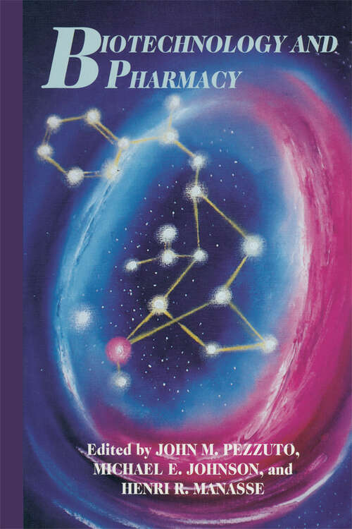 Book cover of Biotechnology and Pharmacy (1993)