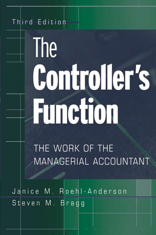 Book cover of The Controller's Function: The Work of the Managerial Accountant (3)