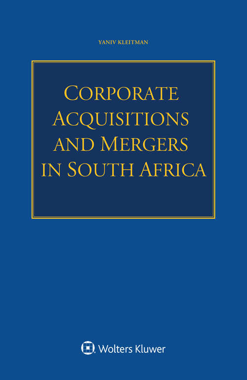 Book cover of Corporate Acquisitions and Mergers in South Africa